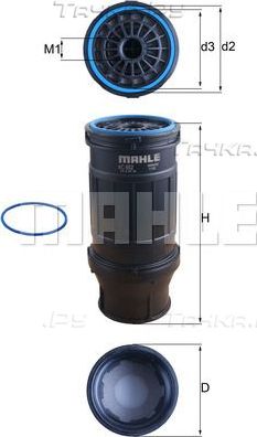 Топливный фильтр Mahle CleanLine для DAF XF 105 2005-2026. Артикул KC 652D