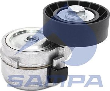 Натяжной ролик (натяжитель) приводного клинового зубчатого ремня Sampa. Артикул 062.434