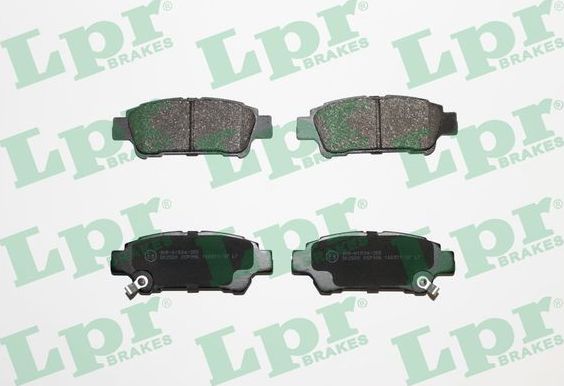 Тормозные колодки LPR. Артикул 05P996