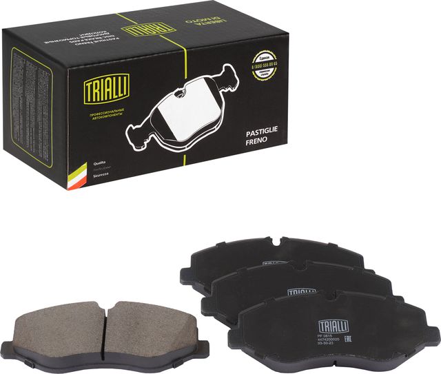 Тормозные колодки Trialli (Low-Metallic). Артикул PF 0815