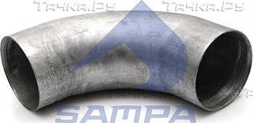 Глушитель (труба соединительная) Sampa задний для MAN TGL 2005-2026. Артикул 021.327