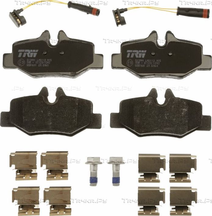 Тормозные колодки TRW COTEC. Артикул GDB1601