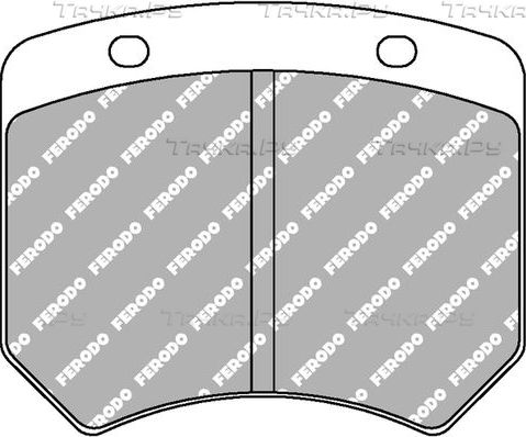 Тормозные колодки FERODO RACING DS2500. Артикул FCP825H