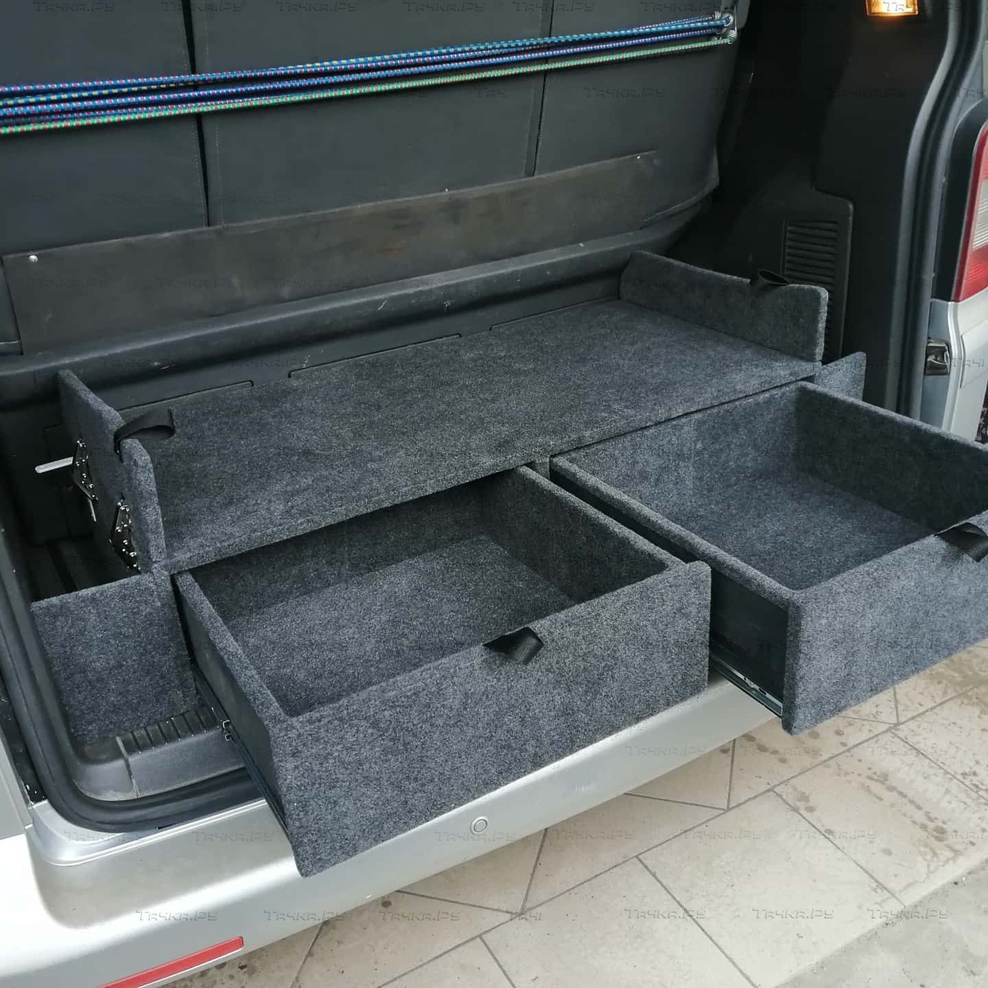Органайзер РИФ Экспедиция в багaжник Volkswagen Multivan T5 2011-2017. Артикул ORG-VOLKS-EKSP