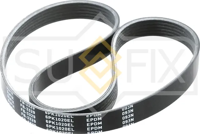 Ремень поликлиновый эластичный 6PK1020EL (Sufix). Артикул FB-3329