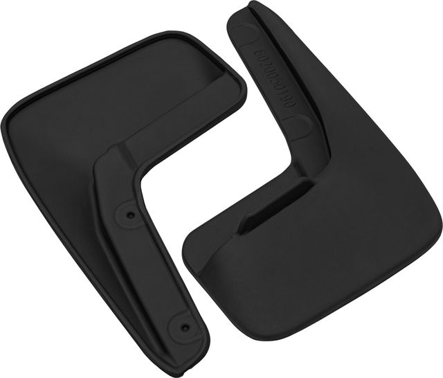 Брызговики Rezkon резиновые задняя пара для Hyundai Solaris I 2010-2017. Артикул 6020050190