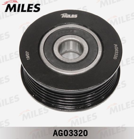 Направляющий (ведущий) ролик приводного поликлинового ремня Miles. Артикул AG03320