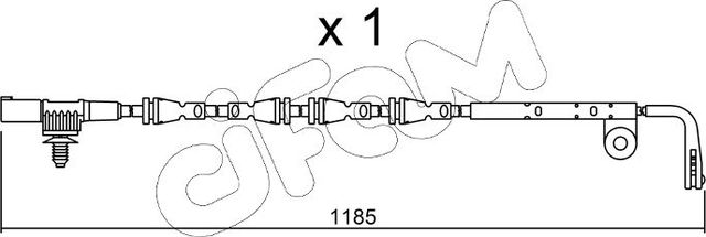 Датчик износа тормозных колодок  Metelli. Артикул SU.229