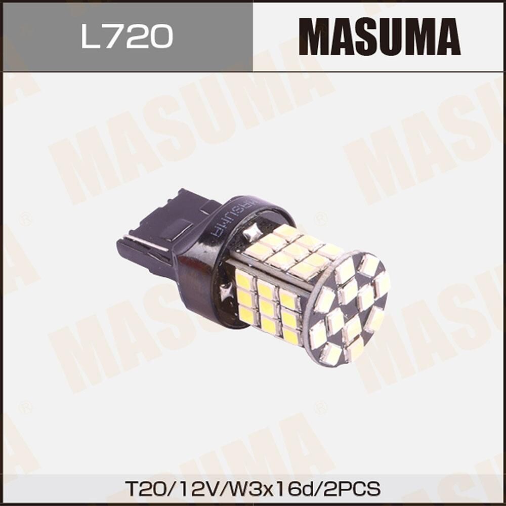 ЛАМПЫ СВЕТОДИОДНЫЕ MASUMA LED T20 12V21W SMD 1-2W Masuma. Артикул L720