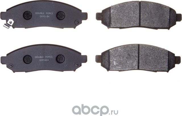 Колодки тормозные дисковые Double Force. Артикул DFP3404