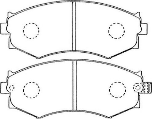 Тормозные колодки FIT. Артикул FP0462