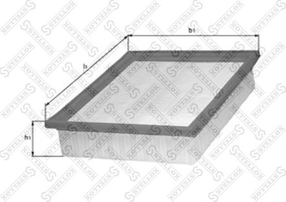 Воздушный фильтр Stellox (бумага). Артикул 71-01625-SX