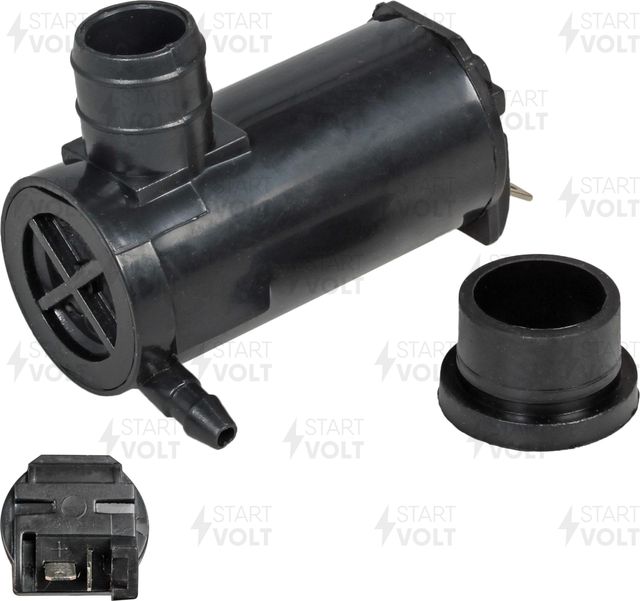 Насос омывателя лобового стекла StartVOLT передний для Mitsubishi Pajero Pinin 1999-2007. Артикул SWP 1101