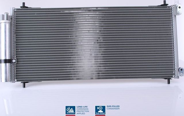 Радиатор кондиционера (конденсатор) Nissens (алюминий) для Peugeot 407 2005-2011. Артикул 94830