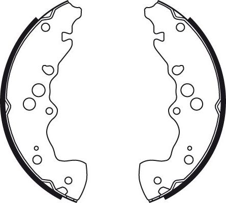 Тормозные колодки TRW задние для Suzuki Grand Vitara II 2001-2005. Артикул GS8773