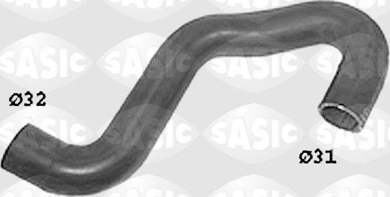 Патрубок радиатора (системы охлаждения) Sasic. Артикул SWH6814