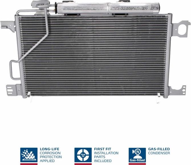 Радиатор кондиционера (конденсатор) Nissens (алюминий). Артикул 940100