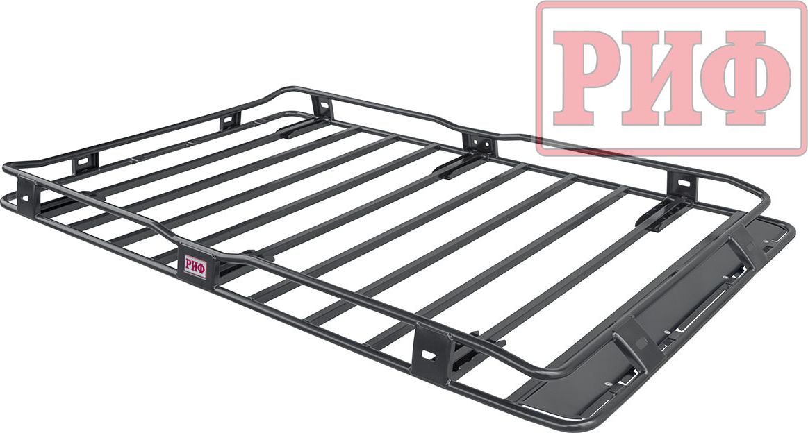 Багажник (корзина без крепежа) РИФ 1350x2100 мм в сборе (6 опор.) для Toyota Land Cruiser 70 1990-1996. Артикул RIF007-13216