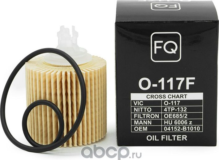Фильтр масляный FQ O-117F/119F 04152B1010, OE685/2, HU6006z, шт FQ. Артикул O117F