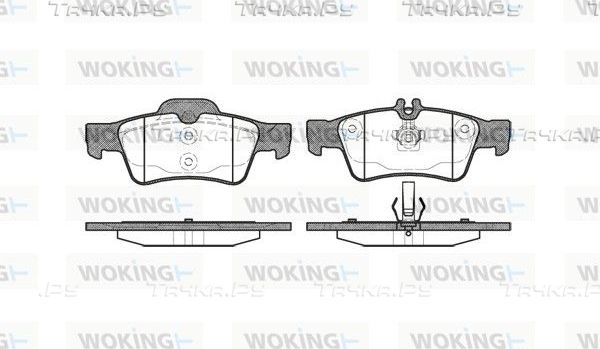 Тормозные колодки Woking. Артикул P8913.00