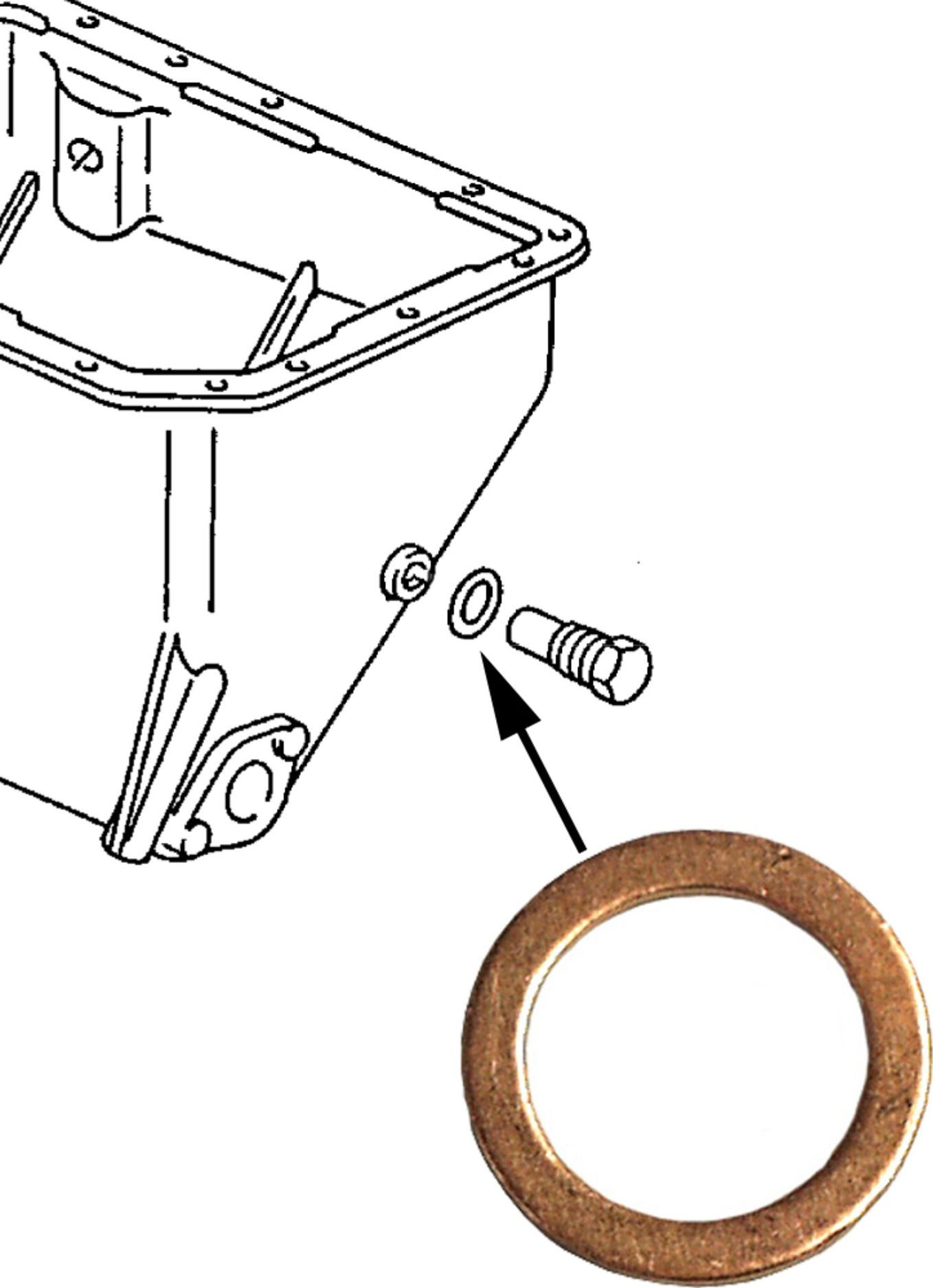 Прокладка пробки поддона AUDI/FORD/JEEP/MERCEDES/OPEL/VW 14x20мм медь (JP Group). Артикул 8113850100