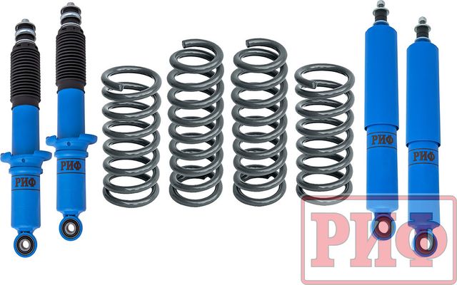 Лифт-комплект РИФ арктический мягкий для Toyota Land Cruiser Prado 90/95 1996-2002, лифт 45 мм. Артикул RIF-4run-B-Arc
