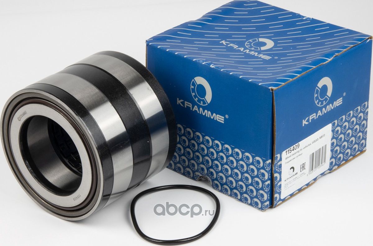 Подшипник ступицы колеса, двухрядный, для а/м VOLVO, IVECO, 115409 (Kramme). Артикул 115409