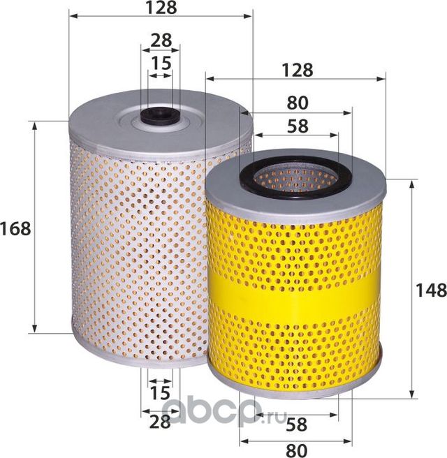 Фильтр масляный (RB-Exide). Артикул O360