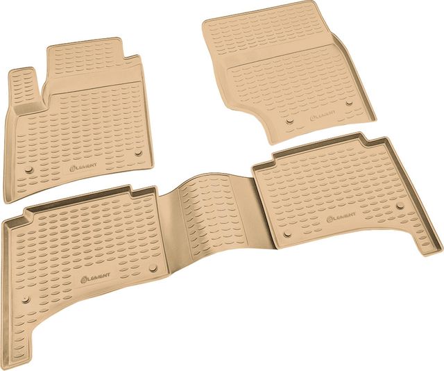 Коврики Element для салона Volkswagen Touareg I 2002-2010 БЕЖЕВЫЕ. Артикул NLC.51.01.212