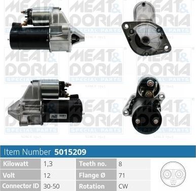 Стартер Meat & Doria для Mitsubishi Carisma I 1995-2006. Артикул 5015209