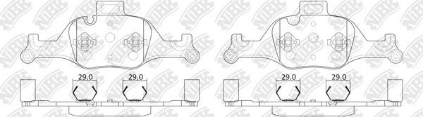 Тормозные колодки NiBK. Артикул PN0755