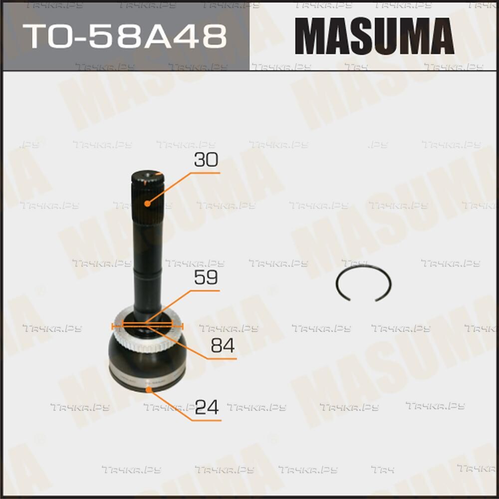Шрус наружный (граната) Masuma. Артикул TO-58A48
