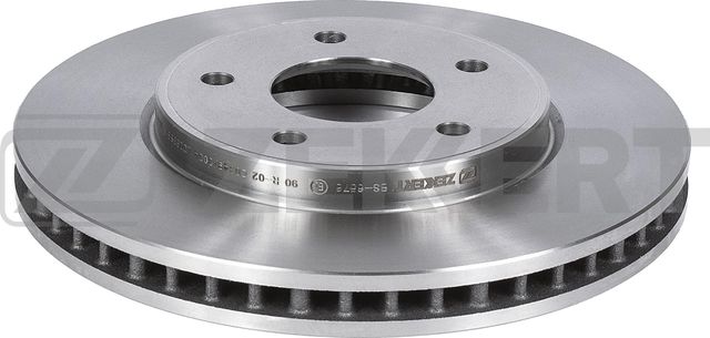 Тормозной диск Zekkert передний для Nissan Leaf I (ZE0/AZE0) 2010-2014. Артикул BS-6576