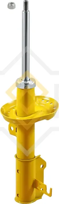 Стойка амортизаторная, с газовым подпором, слева, передняя (Sufix). Артикул SU1009