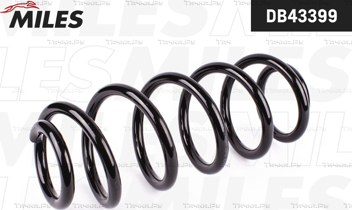 Пружина подвески Miles передняя для Volkswagen Passat B5 1998-2005. Артикул DB43399