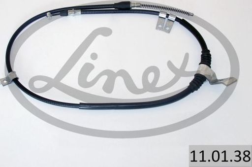 Трос ручника (тросик ручного тормоза) Linex. Артикул 11.01.38