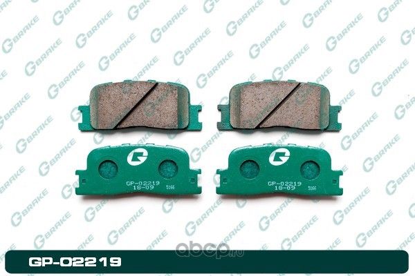 Колодки тормозные дисковые (G-Brake). Артикул GP02219