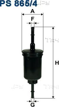Топливный фильтр Filtron для Ford Fusion I 2002-2012. Артикул PS 865/4