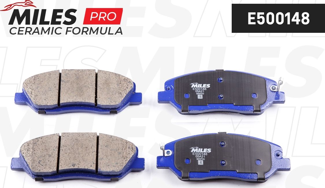 Тормозные колодки Miles (Керамика). Артикул E500148