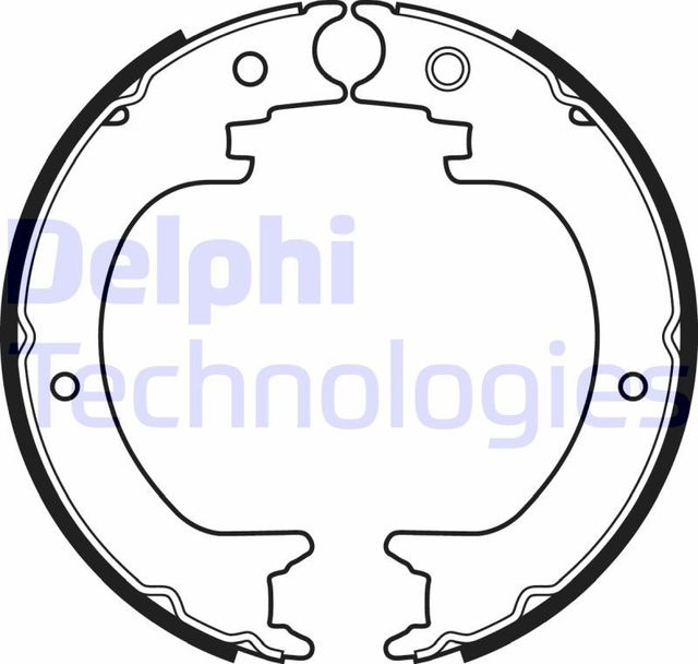 Тормозные колодки (стояночная тормозная система) Delphi. Артикул LS2082
