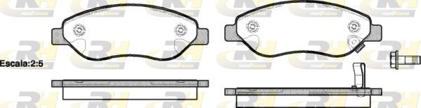 Тормозные колодки RoadHouse. Артикул 21276.01