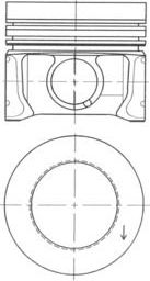 Поршневая група Kolbenschmidt. Артикул 41095600