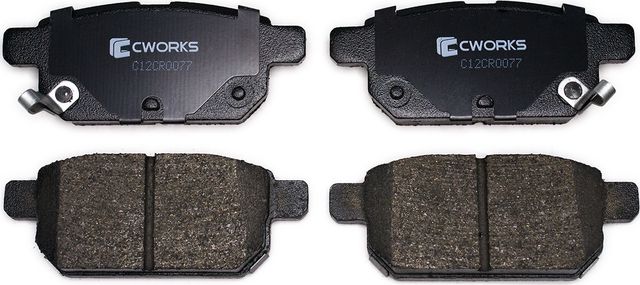 Тормозные колодки Cworks задние для Suzuki Vitara II 2015-2026. Артикул C12CR0077