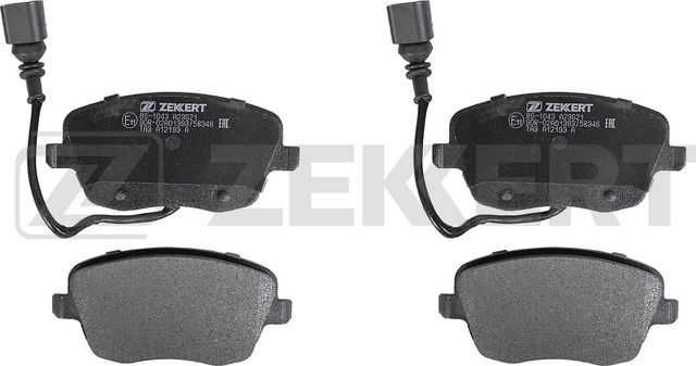 Тормозные колодки Zekkert. Артикул BS-1043