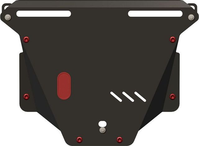 Защита алюминиевая Шериф (5 мм) для картера и КПП Honda CR-V II 2002-2006. Артикул 09.0708