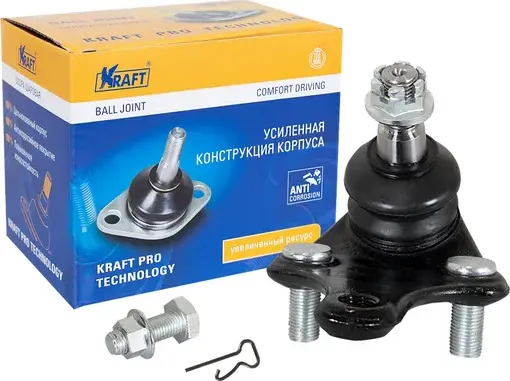 Опора шаровая TOYOTA AURIS/COROLLA/RAV 4 07- нижн.лев/прав. (Kraft). Артикул KT053234