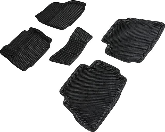 Коврики Seintex 3D EVA Соты для салона Ford Mondeo IV 2007-2010 ЧЕРНЫЕ. Артикул 95397