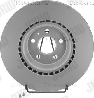 Тормозной диск Jurid для Porsche Macan I 2014-2026. Артикул 562661JC-1