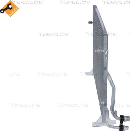 Радиатор кондиционера (конденсатор) NRF EASY FIT для Skoda Superb III 2015-2026. Артикул 350545