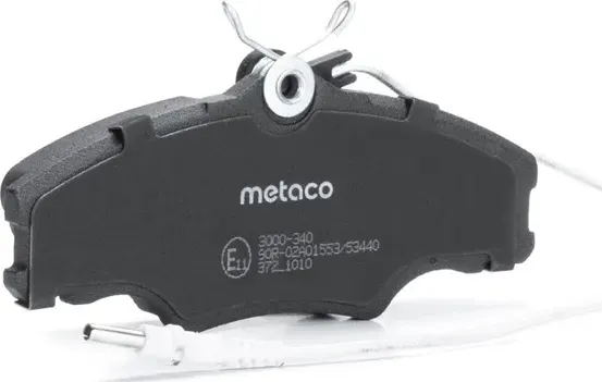 Колодки тормозные передние к-кт (Metaco). Артикул 3000340